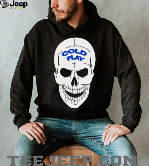 Coldplay skull astronomy shirt