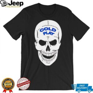 Coldplay skull astronomy shirt