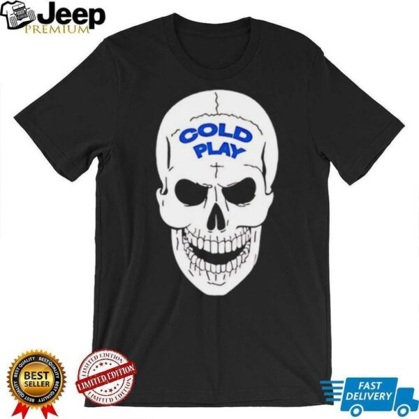 Coldplay skull astronomy shirt