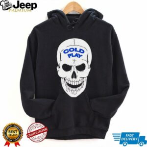 Coldplay skull astronomy shirt