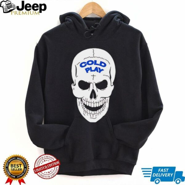 Coldplay skull astronomy shirt