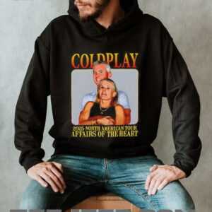 Coldplay’s kiss cam caught cheating 2025 north American tour affairs of the heart shirt