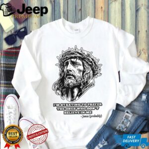 Crazy Fun Designs Gifts Religion Jesus Atheist T Shirt
