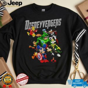 Cute Disney Avengers Marvel Superhero Mickey Mouse cartoon shirt