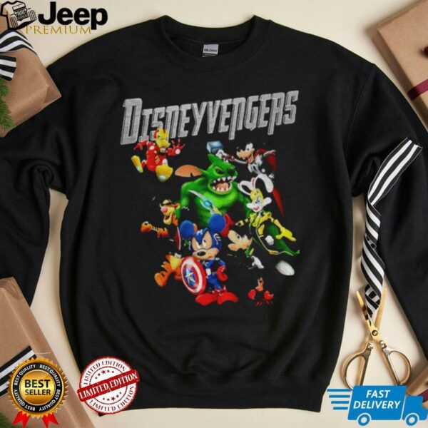 Cute Disney Avengers Marvel Superhero Mickey Mouse cartoon shirt