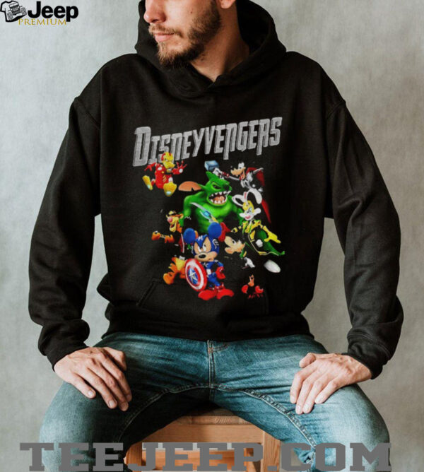Cute Disney Avengers Marvel Superhero Mickey Mouse cartoon shirt
