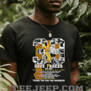 Dave Parker #39 Pittsburgh Pirates 1951 2025 thank you for the memories signature shirt