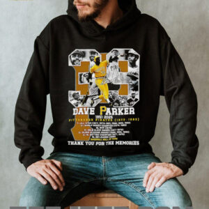 Dave Parker #39 Pittsburgh Pirates 1951 2025 thank you for the memories signature shirt