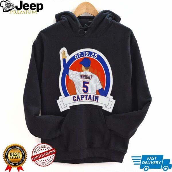David Wright Captain New York Mets baseball player graphic shirt