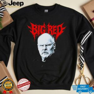 Death Metal Big Red Andy Reid Kansas City Chiefs coach NFL Football shirt