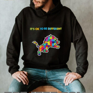 Detroit Lions Autism Awareness It’s ok to be different Shirt
