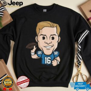 Detroit Lions Jared Goff Emoji Washed Oversized Vintage Men's Shirt