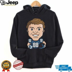 Detroit Lions T.J. Hockenson Emoji Vintage Oversized Shirt