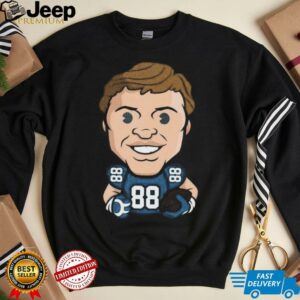 Detroit Lions T.J. Hockenson Emoji Vintage Oversized Shirt
