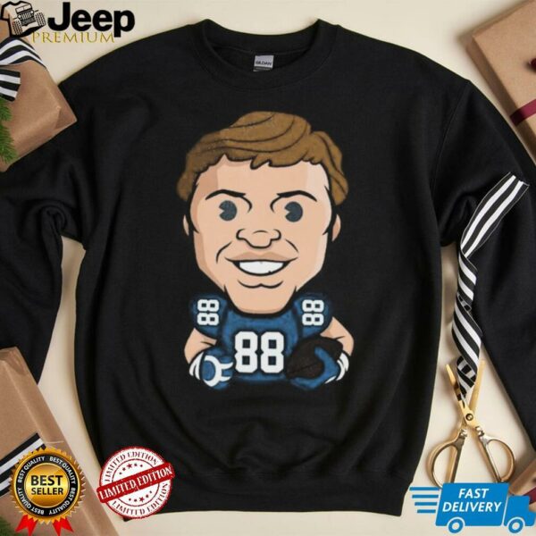 Detroit Lions T.J. Hockenson Emoji Vintage Oversized Shirt