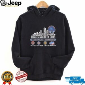Detroit Tigers 2025 thank you for the memories players names city skyline Shirt