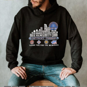 Detroit Tigers 2025 thank you for the memories players names city skyline Shirt