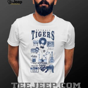 Detroit Tigers Jordan Davis Baseball Jersey Music Collab