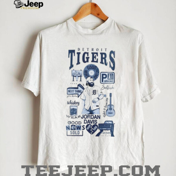 Detroit Tigers Jordan Davis Baseball Jersey Music Collab