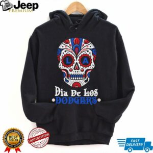 Dia De Los Dodgers Los Angeles Dodgers Sugar Skull Shirt