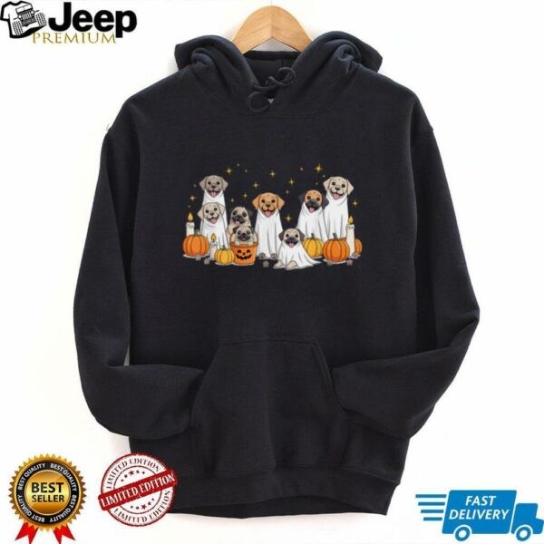Dogs Ghosts Cute Dogs Dressed As Ghost Halloween Dog Shirt