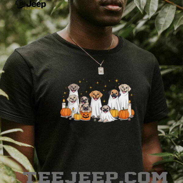 Dogs Ghosts Cute Dogs Dressed As Ghost Halloween Dog Shirt