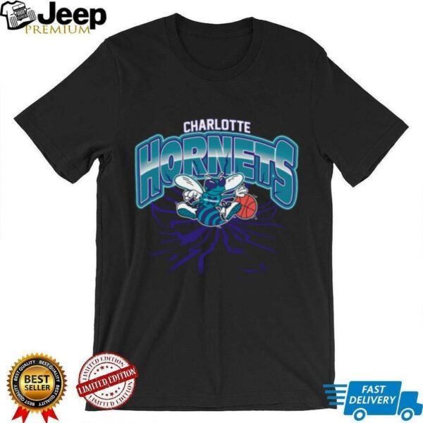 Men’s White Charlotte Hornets Earthquake Shirt