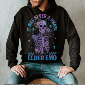 Elder Emo Club Skeleton It Was Never A Phase Sweatshirt