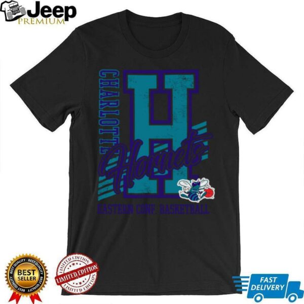 Official Mitchell & Ness White Charlotte Hornets Hardwood Classics Make The Cut Long Sleeve T Shirt