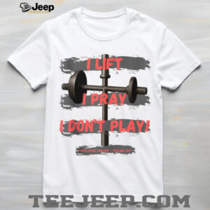 Faith Over Failure Barbell Cross, Christian Gym Message Shirt