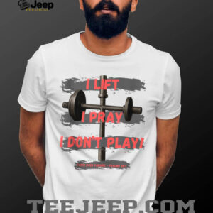 Faith Over Failure Barbell Cross, Christian Gym Message Shirt