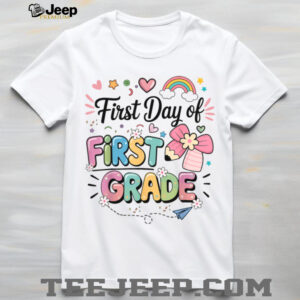 First Day Of First Grade Back To School Teacher Girls...