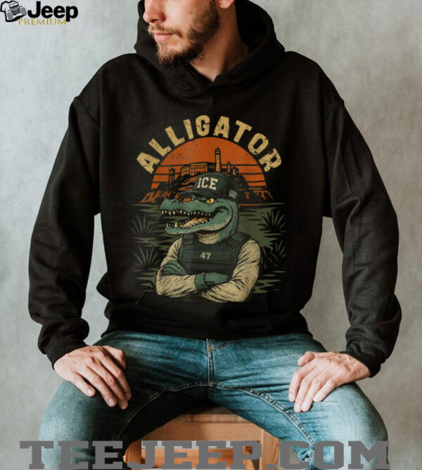 Florida Alligator Ice Funny Trump 2025 T Shirt