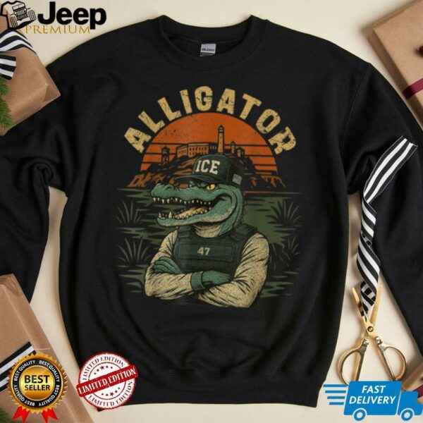 Florida Alligator Ice Funny Trump 2025 T Shirt