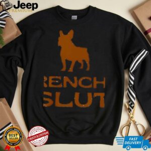 Frenchie Slut French Bulldog silhouette shirt