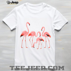 Funny Retro Flamingo Gift for Women Girls Flamingo Lovers T Shirt