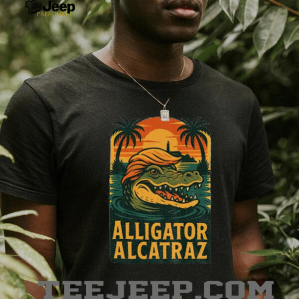 Funny Trump Alligator Alligator Alcatraz Parody shirt