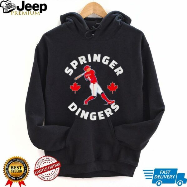 George Springer Toronto Blue Jays Canada Day Springer Dingers shirt