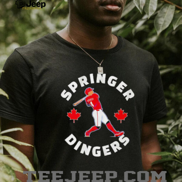George Springer Toronto Blue Jays Canada Day Springer Dingers shirt