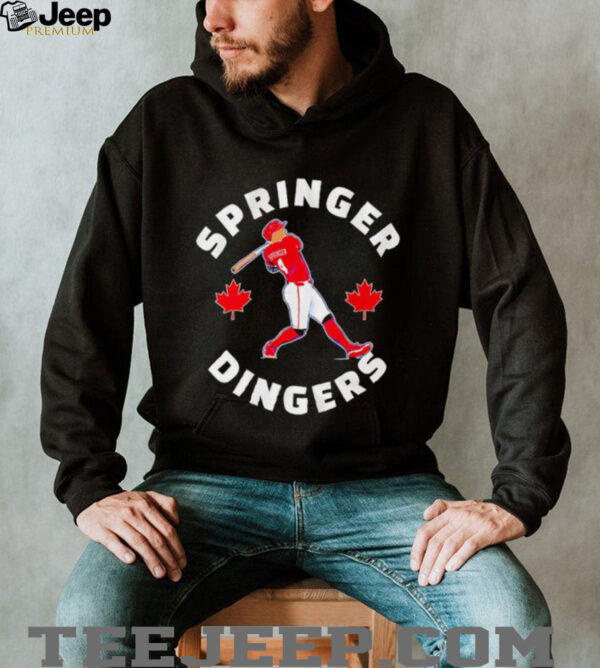 George Springer Toronto Blue Jays Canada Day Springer Dingers shirt