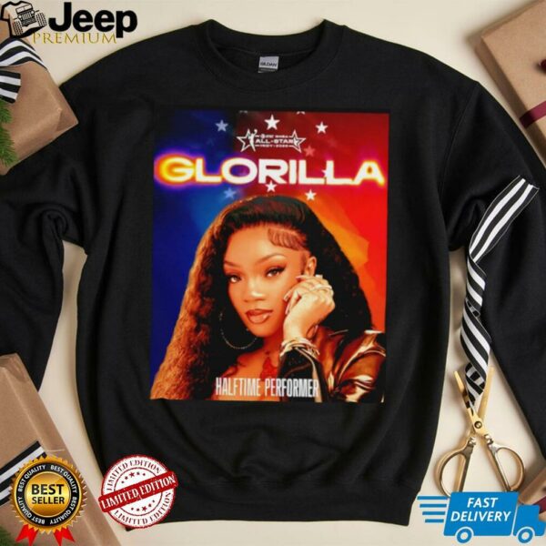 GloRilla 2025 AT&T WNBA All Star Game halftime perform shirt