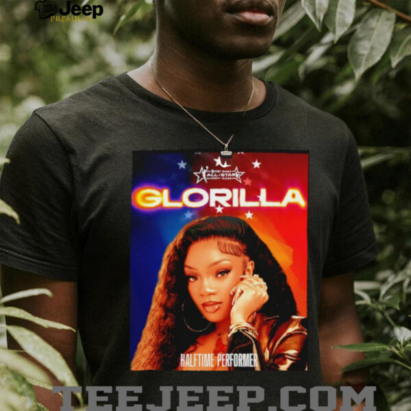 GloRilla 2025 AT&T WNBA All Star Game halftime perform shirt