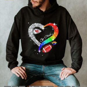 Go Kansas City Chiefs Diamond Heart Lgbt Pride T shirt