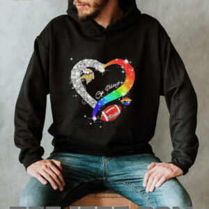 Go Minnesota Vikings Diamond Heart Lgbt Pride T shirt