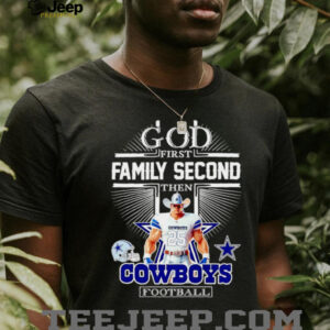 God first family second then Dallas Cowboys Football mascot shirtGod first family second then Dallas Cowboys Football mascot shirt