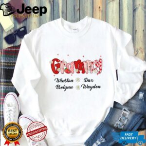Grandma Mom Heart Mother's Day T Shirt