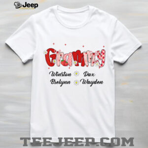 Grandma Mom Heart Mother's Day T Shirt