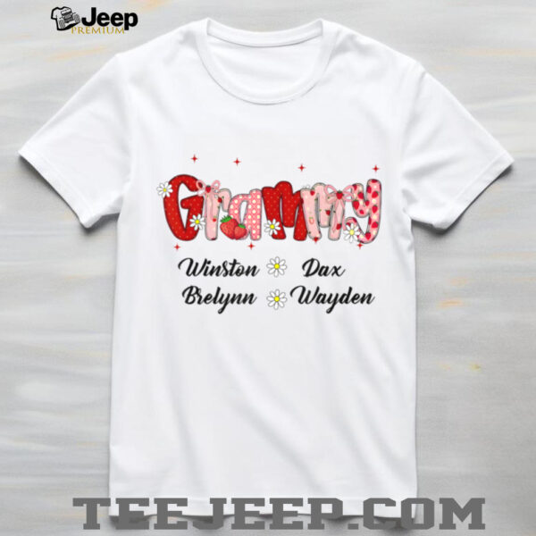 Grandma Mom Heart Mother’s Day T Shirt