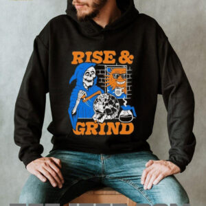 Grim reaper spinning earth rise and grind shirt