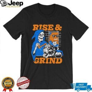 Grim reaper spinning earth rise and grind shirt